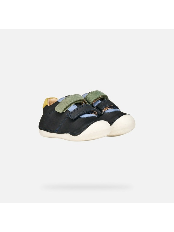 Geox Tmavě modré chlapecké barefoot boty pro první kroky Geox Tutim