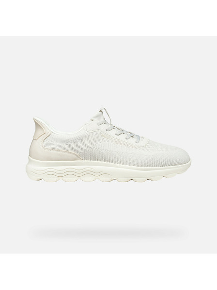 Geox Smetanové pánské tenisky Geox Spherica Plus Fast in