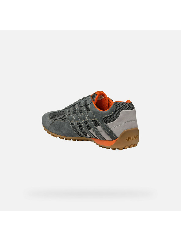 Geox Šedé pánské tenisky Geox Snake Original