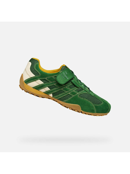 Geox Zelené pánské tenisky Geox Snake Original