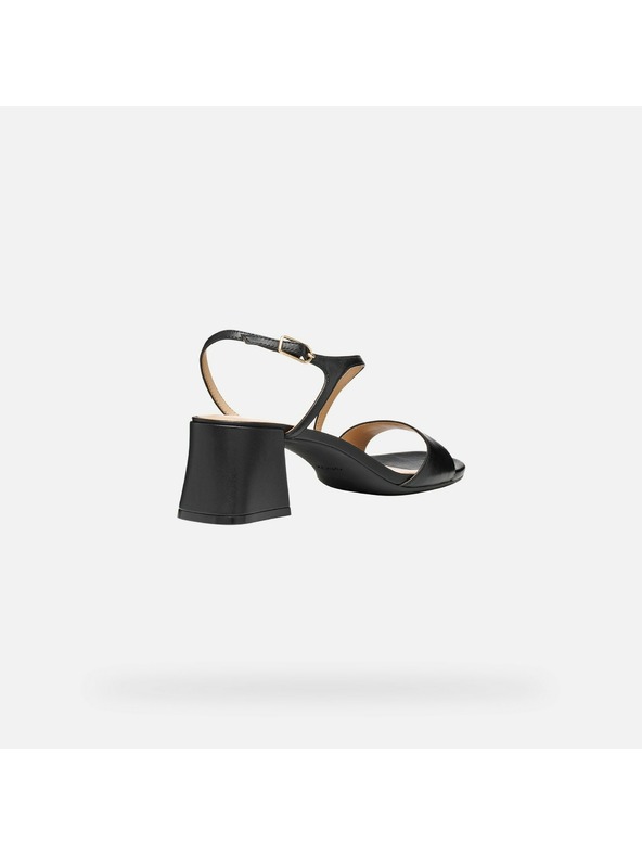 Geox Černé dámské sandály Geox New Eraklia 50 T01