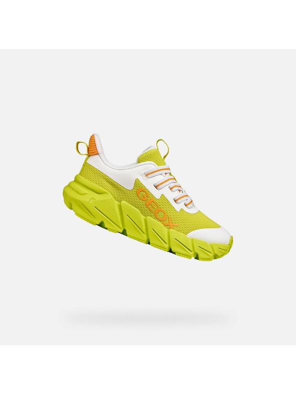 Geox Zelené chlapecké tenisky Geox Flexyper Fast