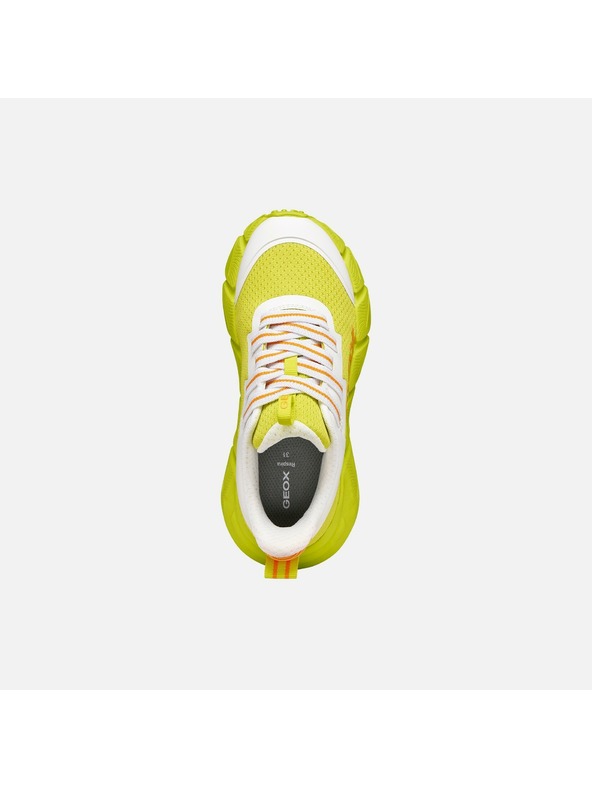 Geox Zelené chlapecké tenisky Geox Flexyper Fast