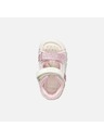 Geox Bílé dívčí sandály pro první kroky Geox Sandal Iupidoo