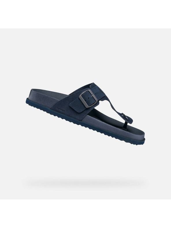 Geox Tmavě modré pánské pantofle Geox Parnaiba