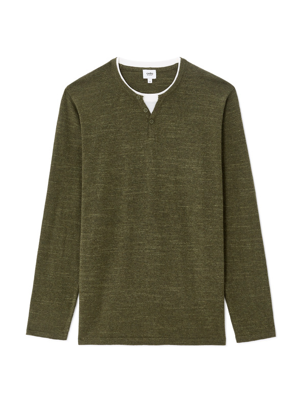 Celio Svetr henley Gelano