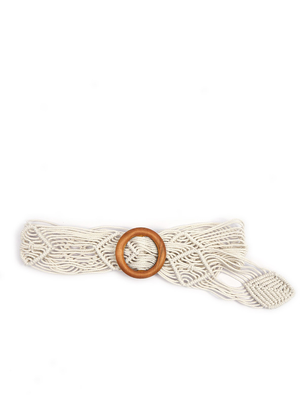 Orsay Bílý dámský pásek ORSAY