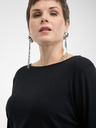 Orsay Černé dámské tričko s dlouhým rukávem ORSAY