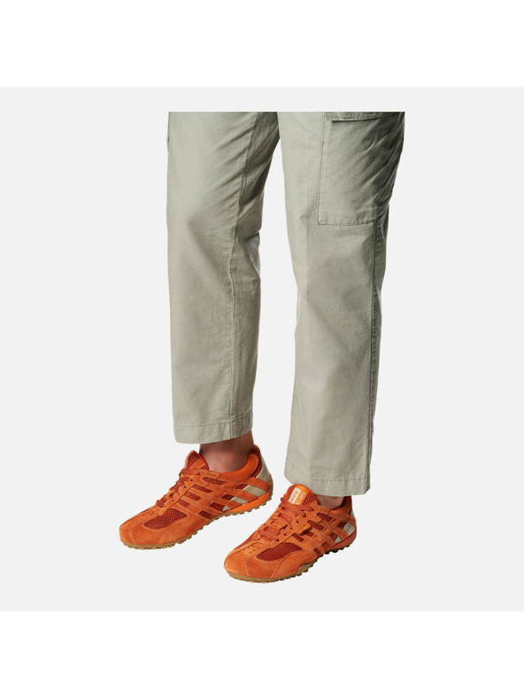 Geox Oranžové pánské tenisky Geox Snake Original