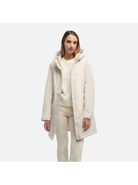 Geox Krémová dámská parka Geox Spherica