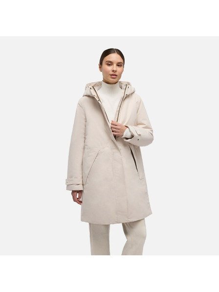 Geox Světle růžová dámská parka Geox Hoara