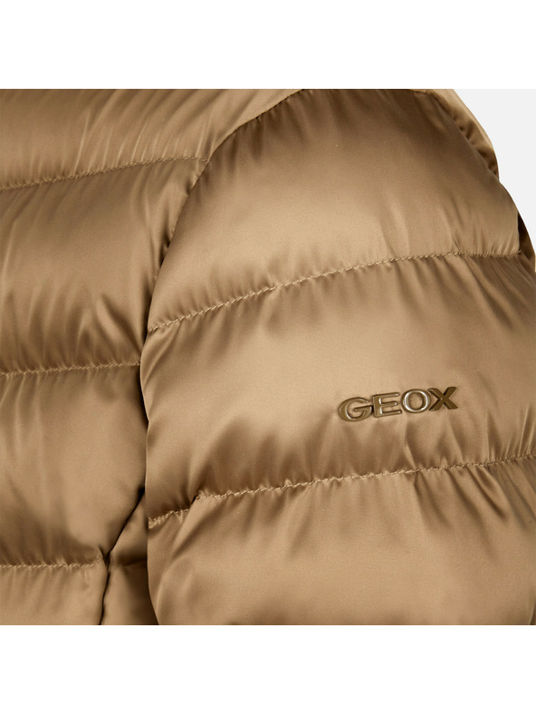 Geox Světle hnědá dámská péřová bunda Geox Zosma