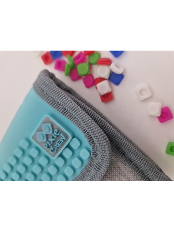 PIXIE CREW PIXIE CREW kreativní peněženka šedá/tyrkysová