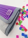 PIXIE CREW PIXIE CREW kreativní peněženka šedá/fialová