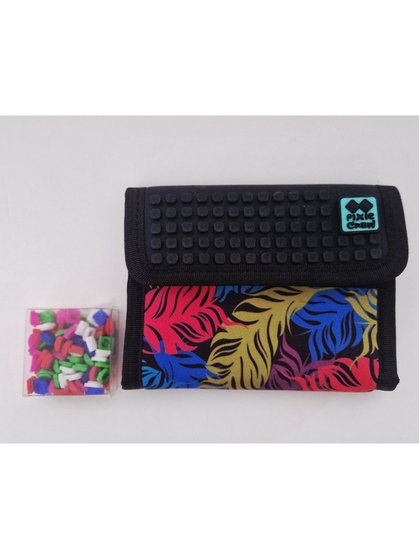 PIXIE CREW PIXIE CREW kreativní peněženka barevná pírka