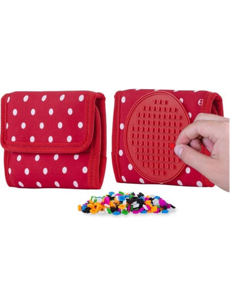 PIXIE CREW PIXIE CREW peněženka čevená s bílými puntíky