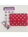 PIXIE CREW PIXIE CREW peněženka čevená s bílými puntíky
