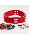 PIXIE CREW PIXIE CREW romantický pixelový náramek lásky červený