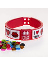 PIXIE CREW PIXIE CREW romantický pixelový náramek lásky červený