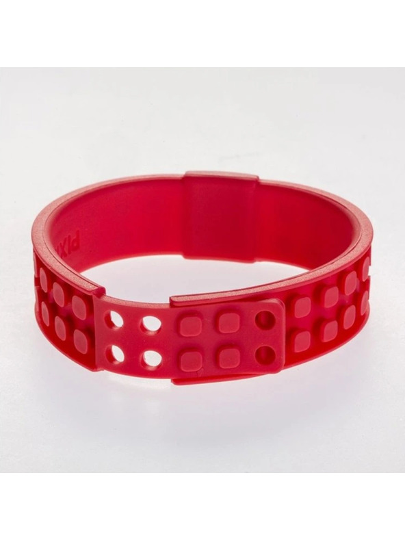 PIXIE CREW PIXIE CREW romantický pixelový náramek lásky červený
