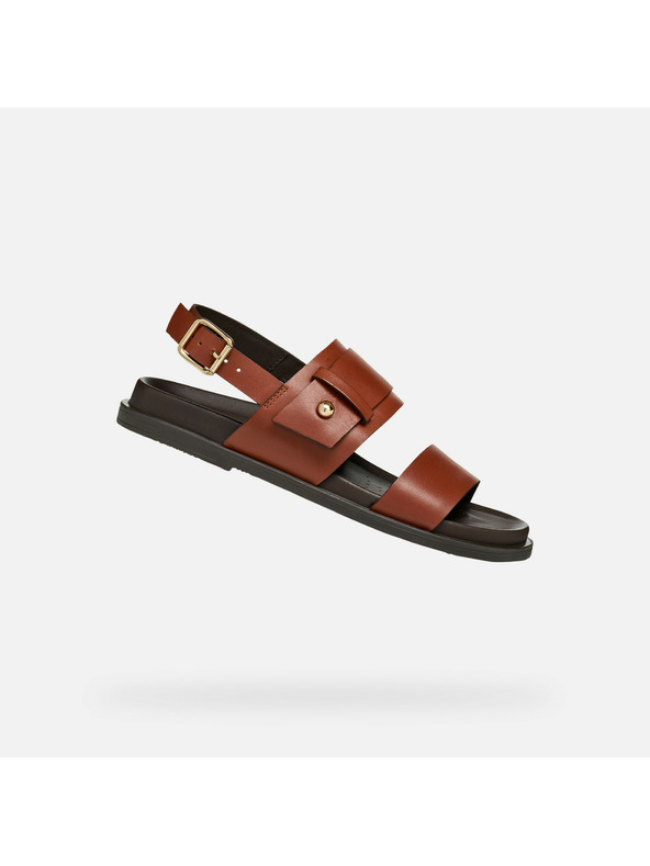 Geox Cihlové dámské sandály Geox Adelash