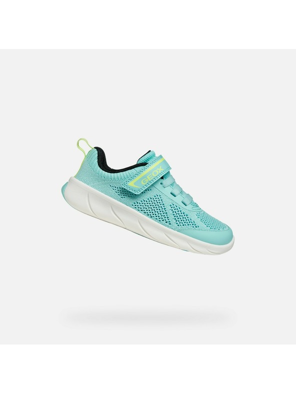 Geox Tyrkysové dívčí barefoot tenisky Geox Foot-run