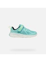 Geox Tyrkysové dívčí barefoot tenisky Geox Foot-run
