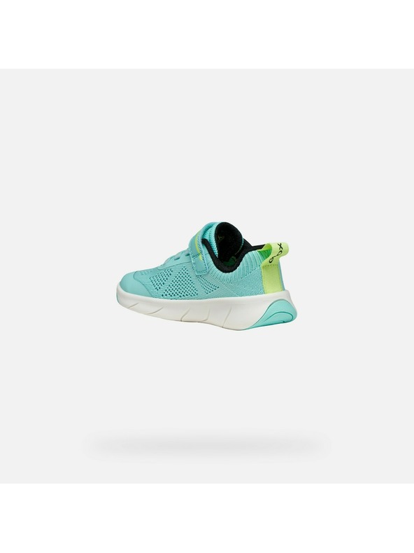 Geox Tyrkysové dívčí barefoot tenisky Geox Foot-run