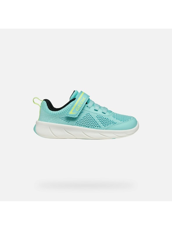 Geox Tyrkysové dívčí barefoot tenisky Geox Foot-run