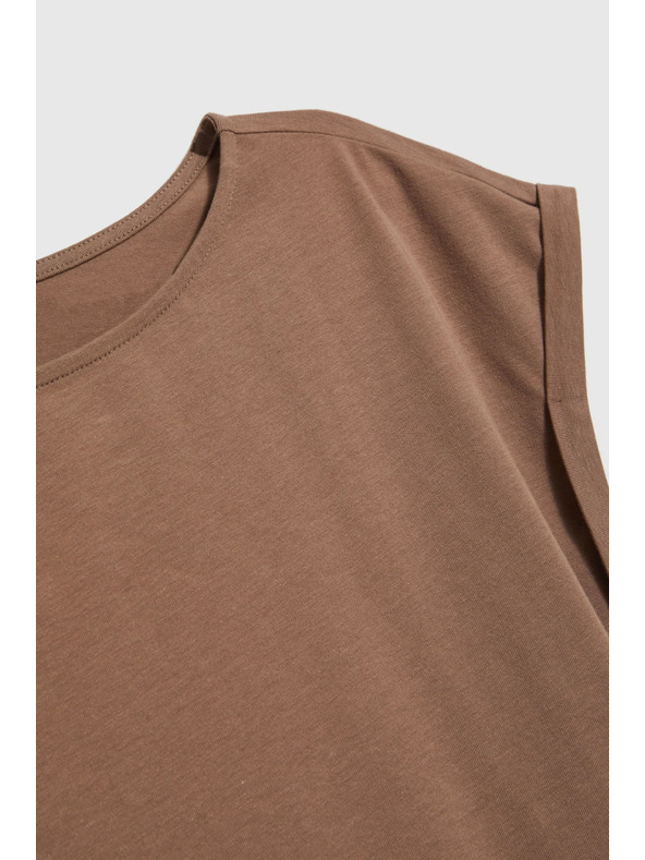 Moodo Světle hnědý top Moodo