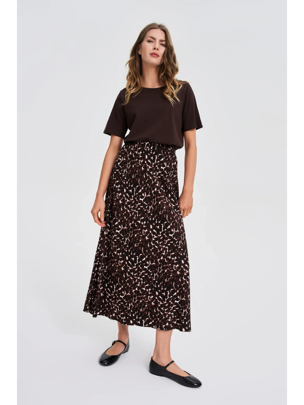 Moodo Tmavě hnědý top Moodo