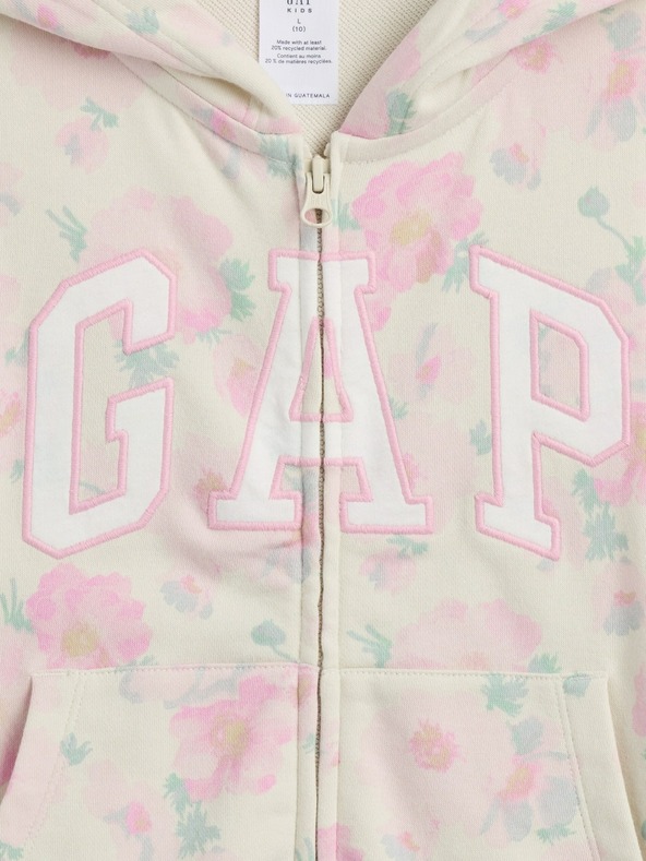 GAP Dětská mikina na zip s logem GAP