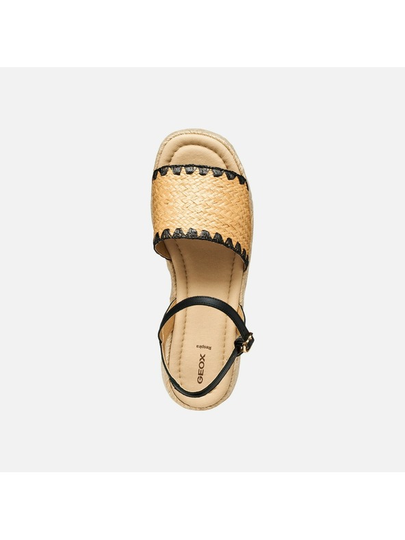 Geox Černé dámské sandály Geox Alemeria