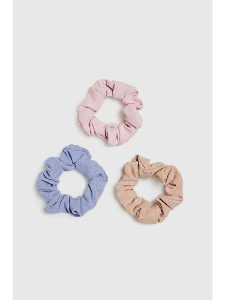 Moodo Sada tří gumiček do vlasů v pastelových barvách Moodo