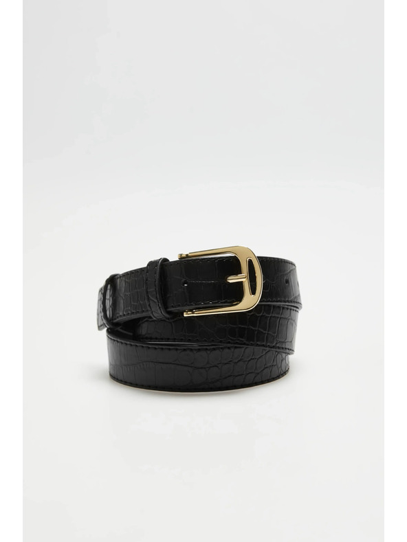 Moodo Pásek se zvířecím vzorem černý Moodo