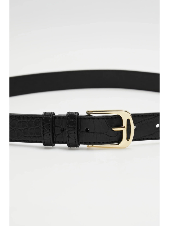 Moodo Pásek se zvířecím vzorem černý Moodo