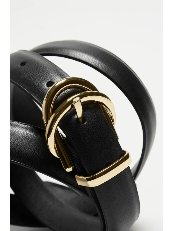 Moodo Úzký černý pásek Moodo