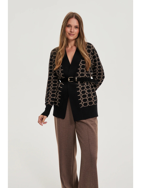 Moodo Hladký černý pásek Moodo