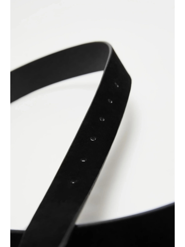 Moodo Hladký černý pásek Moodo