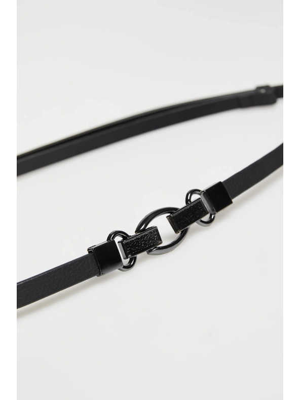 Moodo Tenký pásek černý Moodo