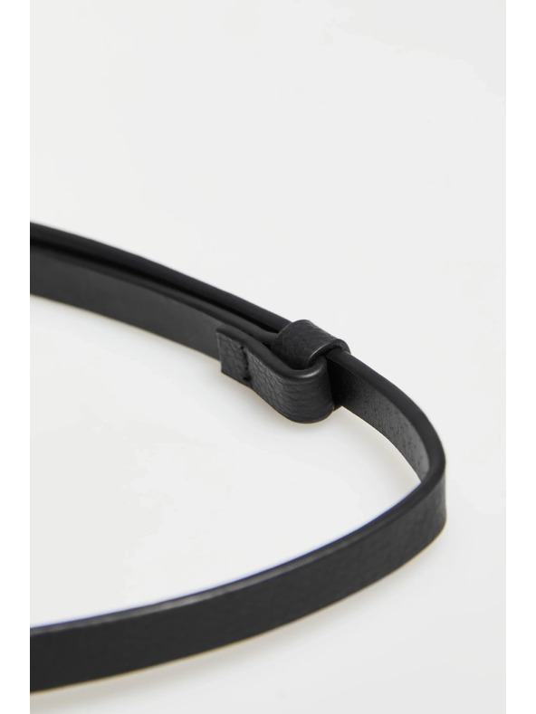 Moodo Tenký pásek černý Moodo