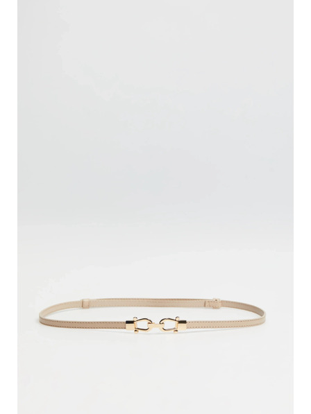 Moodo Tenký pásek béžový Moodo