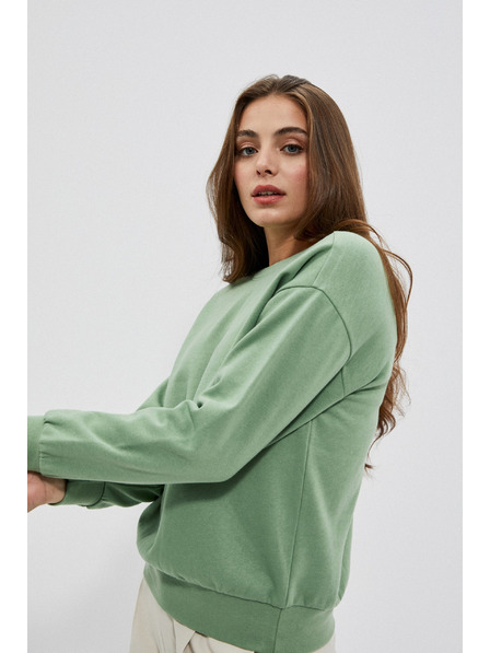 Moodo Halenka s výstřihem na zádech olivová Moodo