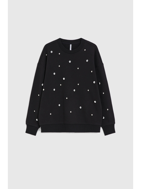 Moodo Halenka s džety černá Moodo