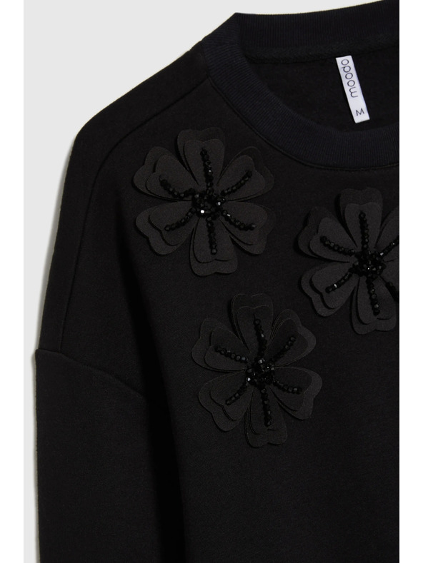 Moodo Halenka s aplikací černá Moodo