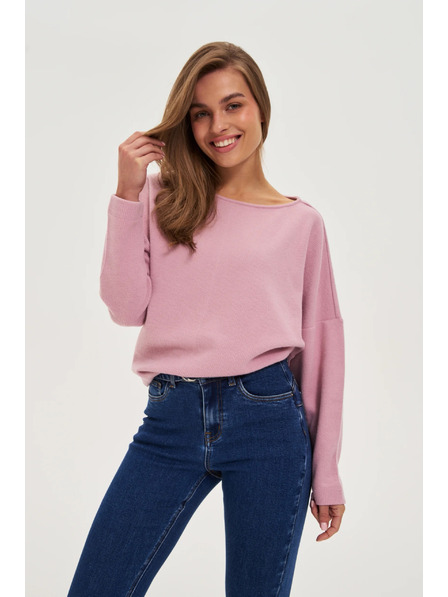 Moodo Hladká růžová mikina Moodo