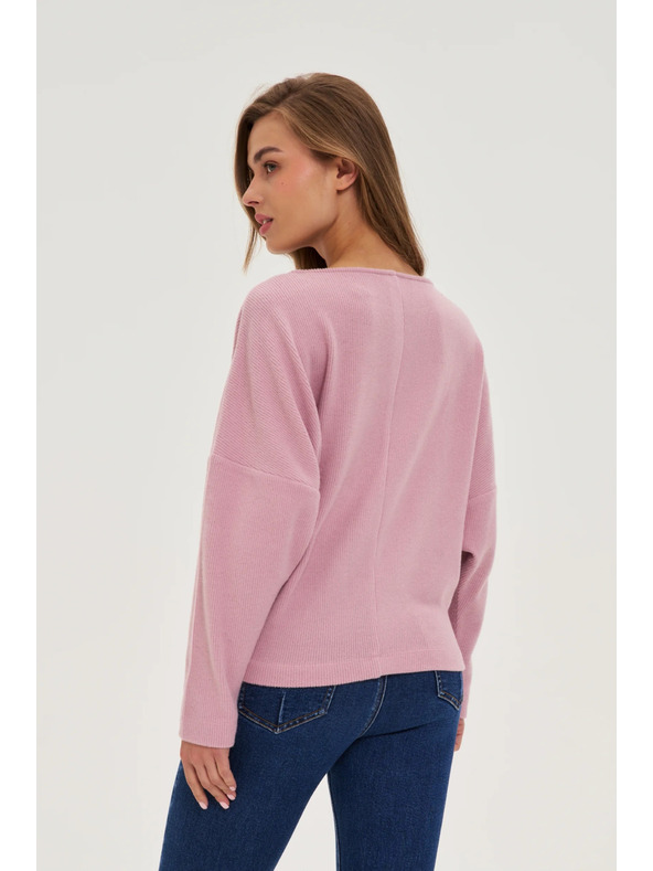 Moodo Hladká růžová mikina Moodo