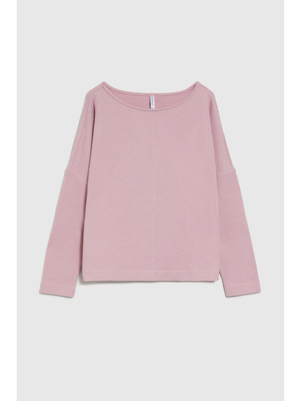 Moodo Hladká růžová mikina Moodo