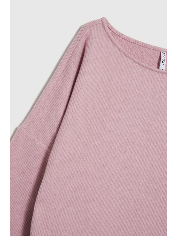 Moodo Hladká růžová mikina Moodo