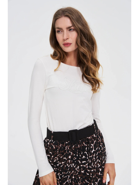 Moodo Blůzka s flitry bílá Moodo